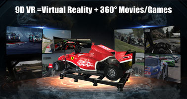Immersive Virtual Reality Racing Simulator 1 Players Logo Customized Available